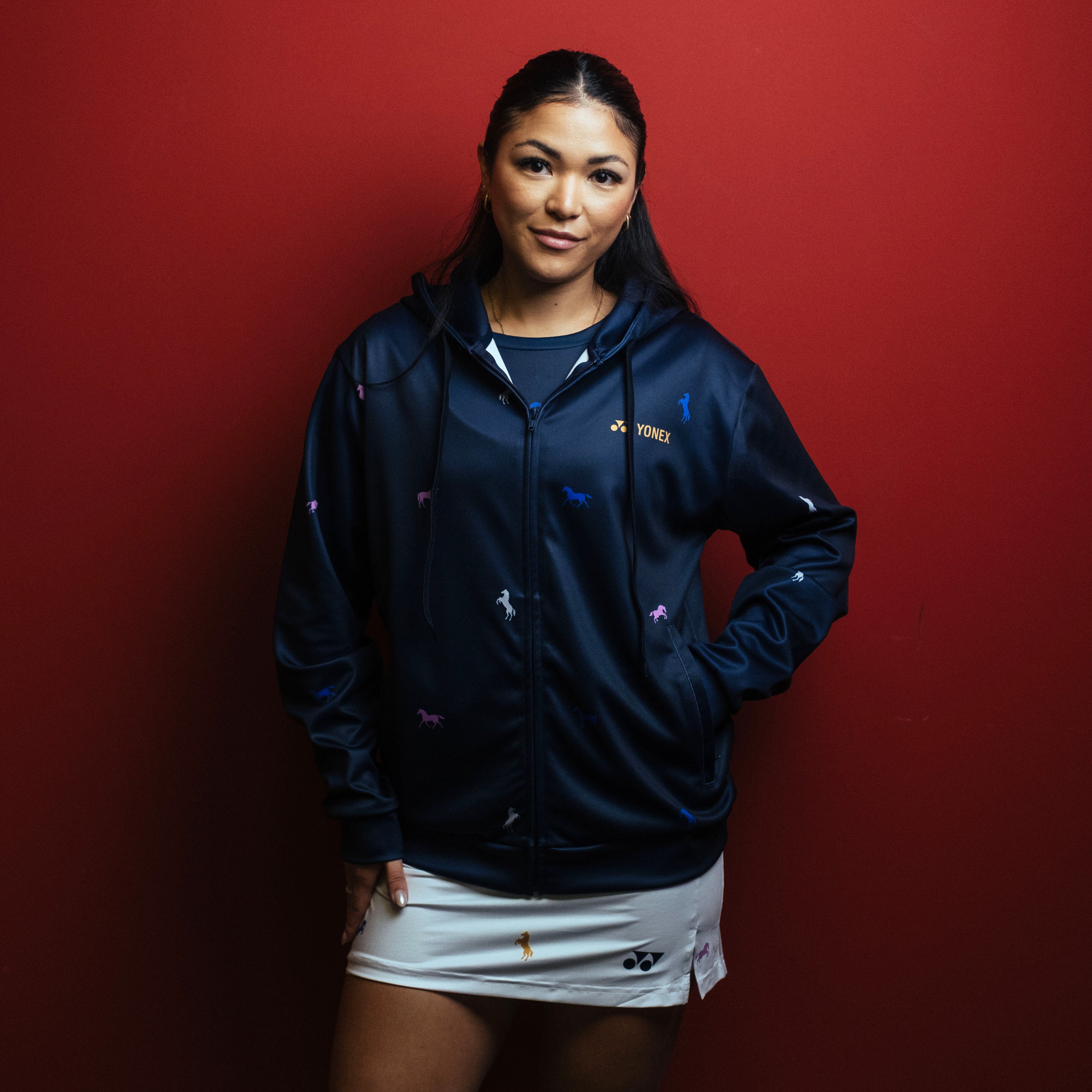 Pre-Order Yonex Night Rider – Unisex Zip Hoodie (Ink Blue) Yonex CNY2026 Zip Hood Sweat A Unisex Clothing Yonex