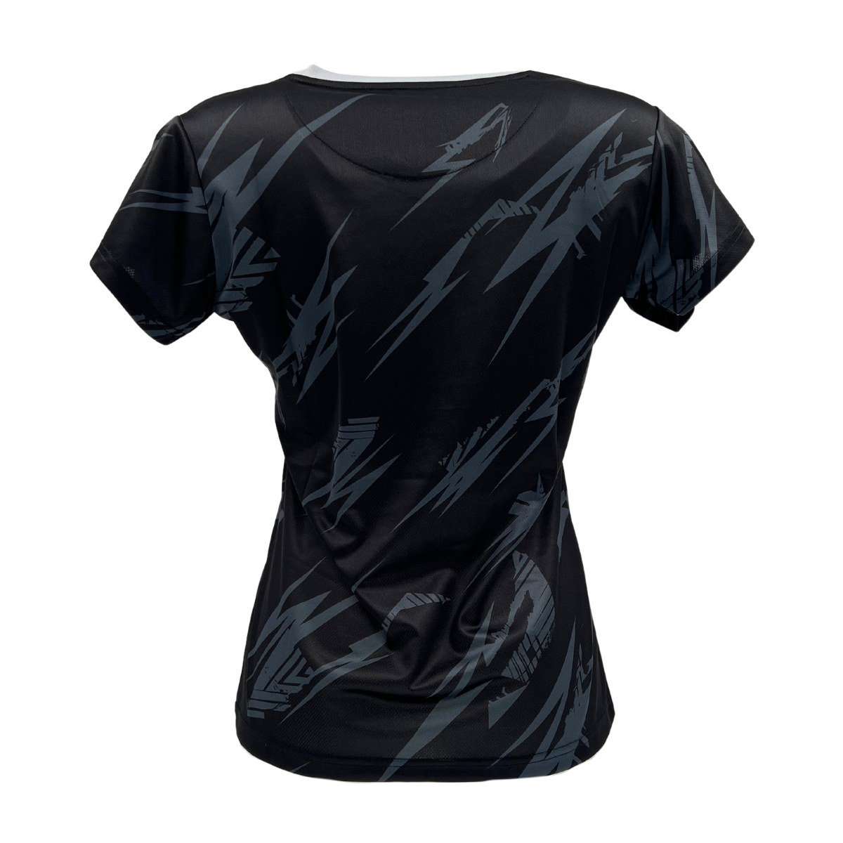 Yonex YTL8 T-Shirt Womens (Black/Silver), back view