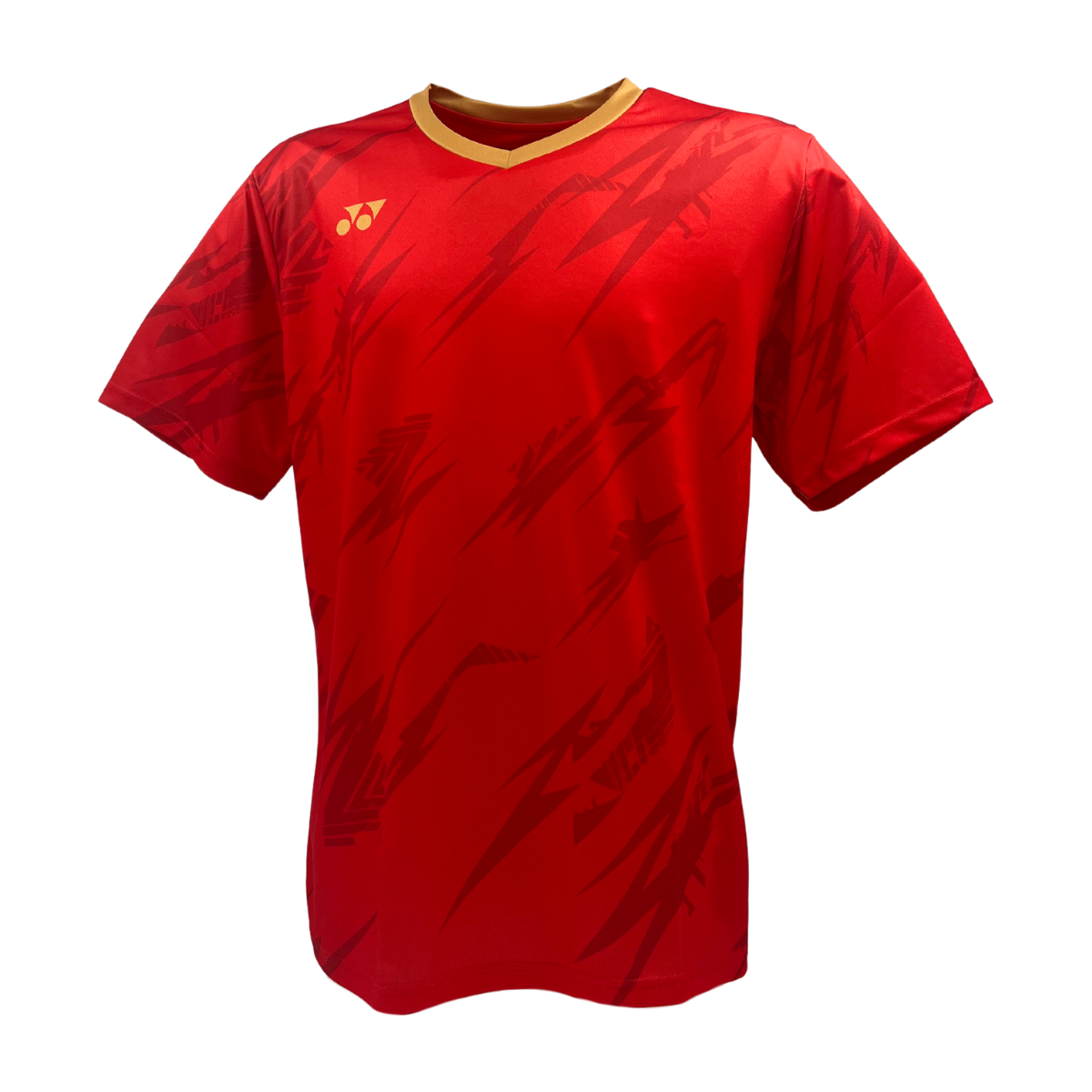 Yonex YTM8 T-Shirt Mens (Red/Gold) Clothing Yonex