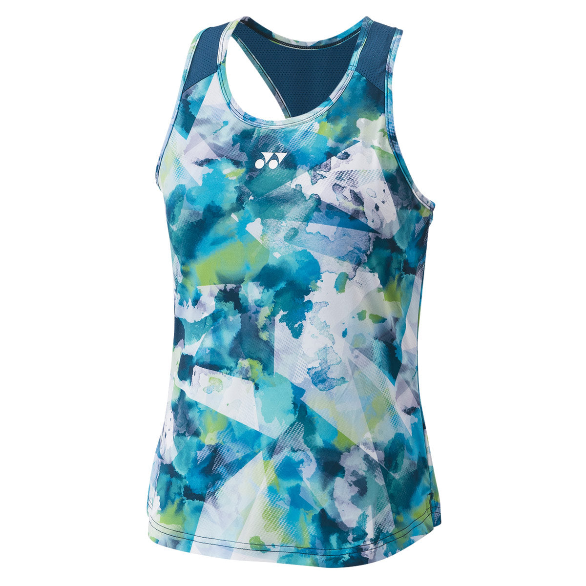 Yonex Tank With Inner Bra Women - Sapphire/Aloe Clothing Yonex