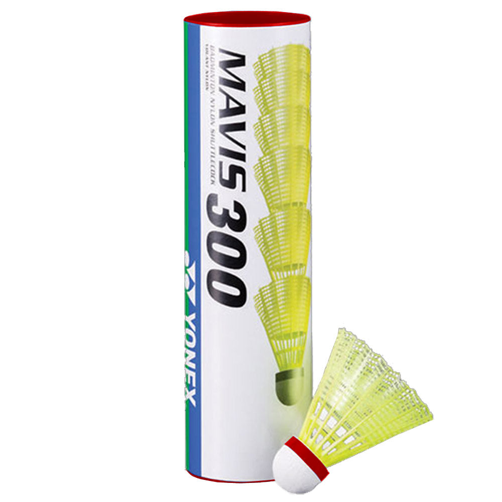 Yonex Mavis 300 Fast 1/2 dozen - Yellow Yellow Fast Synthetic Shuttle Yonex