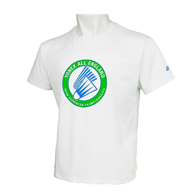 Yonex YOB22021 All England Big Logo T Shirt - White White XL Clothing Yonex