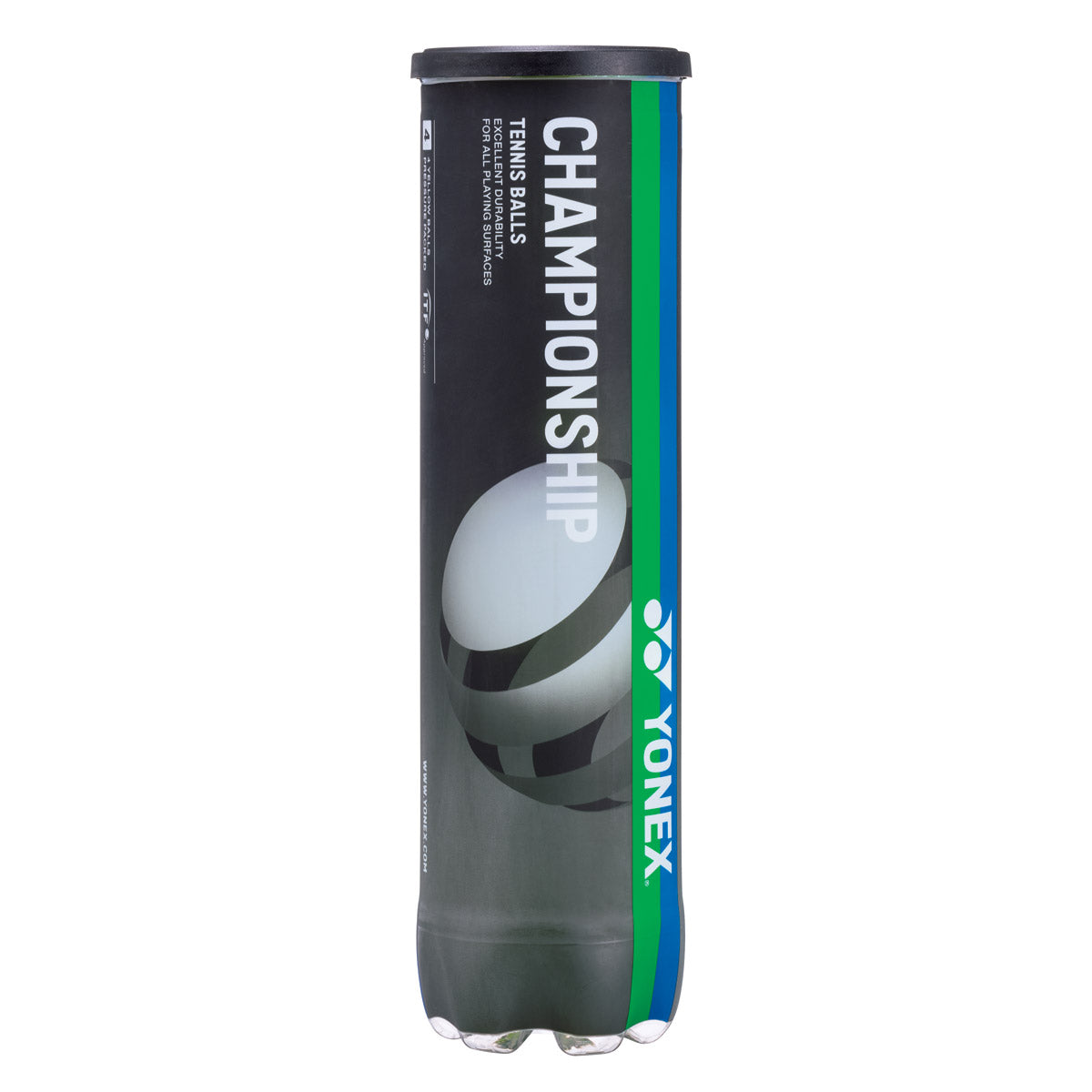 Yonex Championship Tennis Balls (4 ball tube) One Size YELLOW Clearance Yonex
