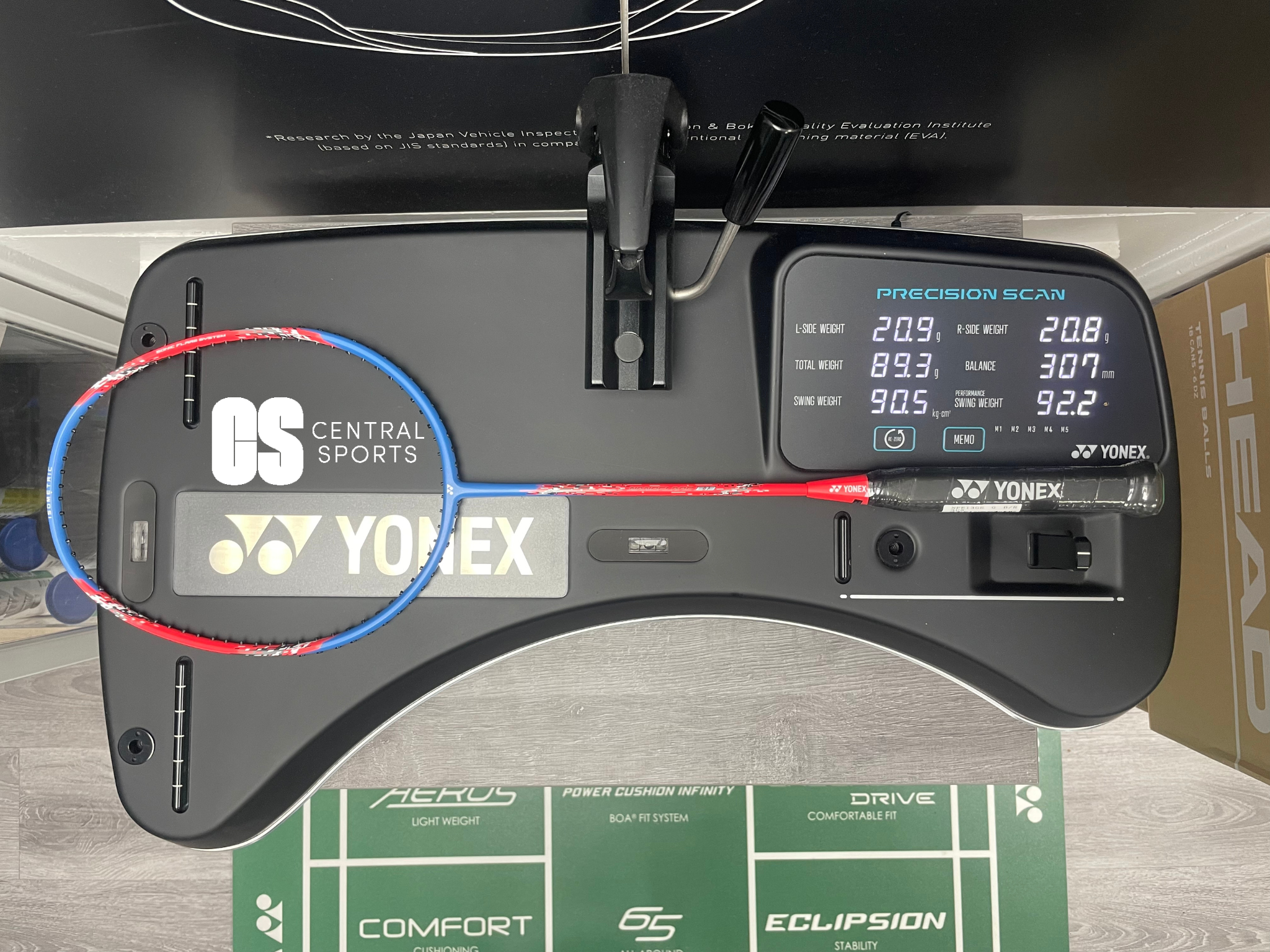 Yonex Nanoflare E13 Badminton Racket - Blue/Red