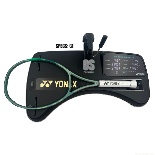 Yonex Percept 100L Free Restring Tennis Racket 280g - Unstrung - Olive Green Tennis Rackets Yonex