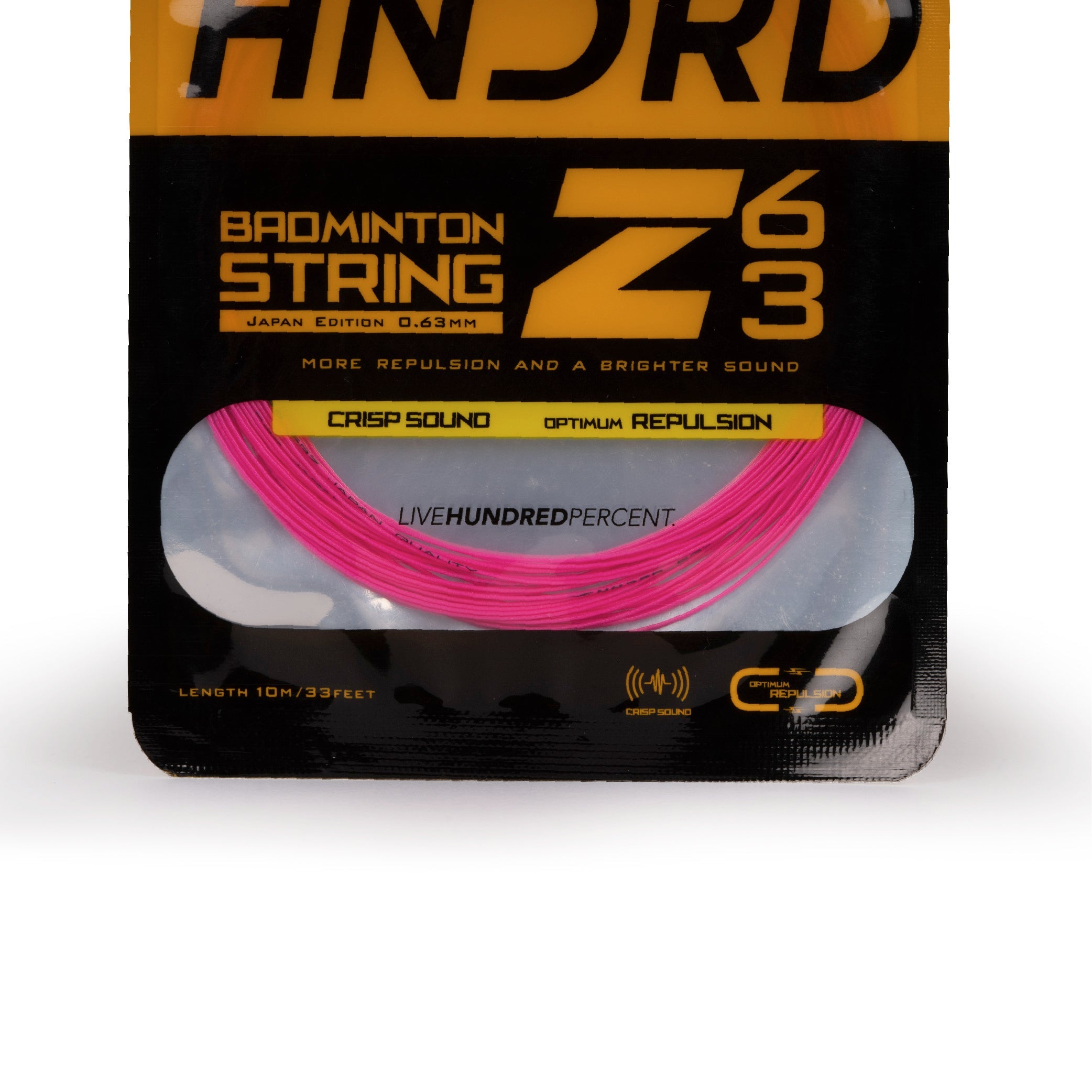 Hundred 63 Z Badminton String HBAA-2M042-7 String (Packs) Hundred