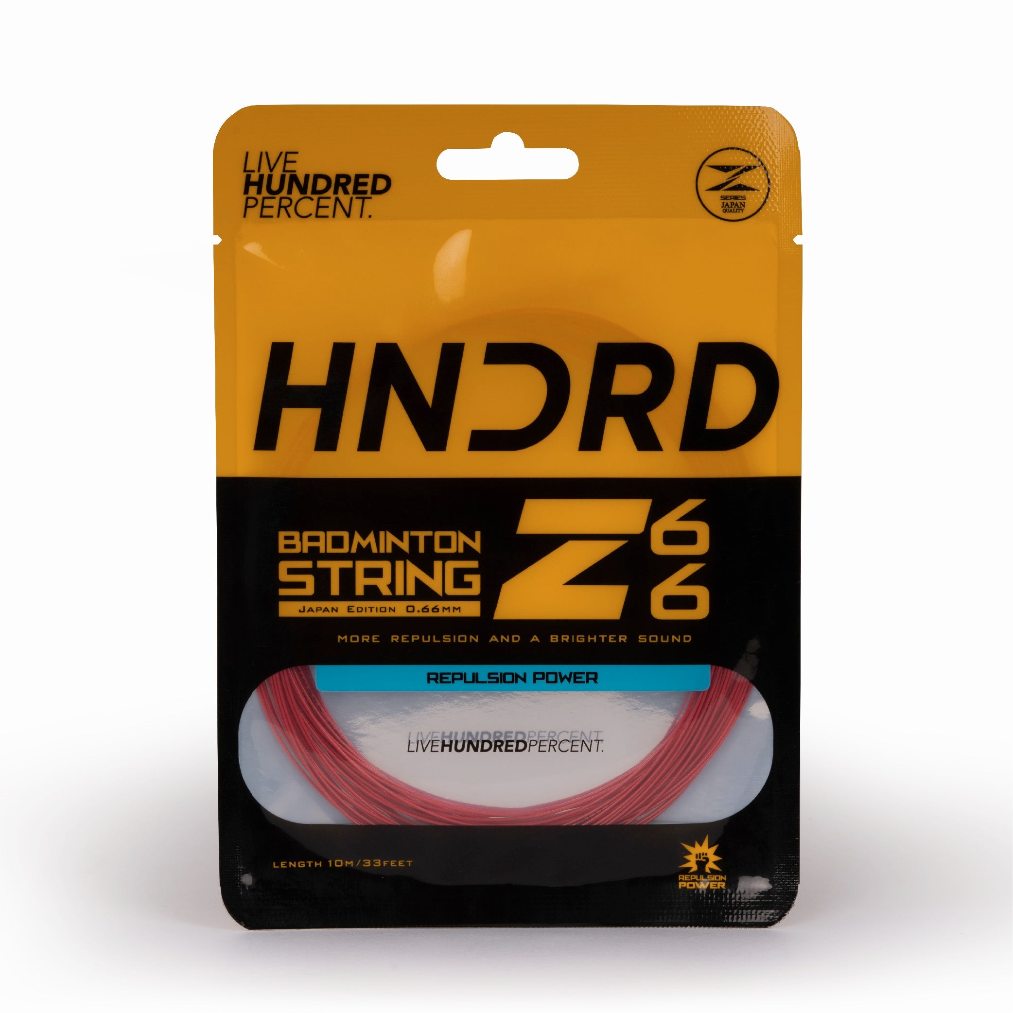 Hundred 66 Z Badminton String HBAA-2M043-6 String (Packs) Hundred