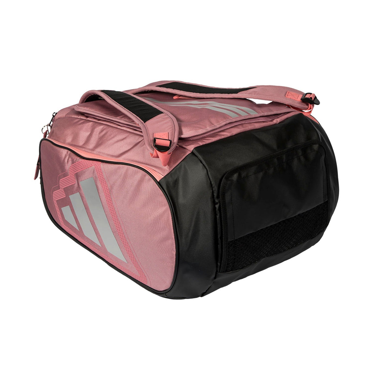 Adidas Pro Tour 2026 Padel Racket Bag, Black/Pink, back view