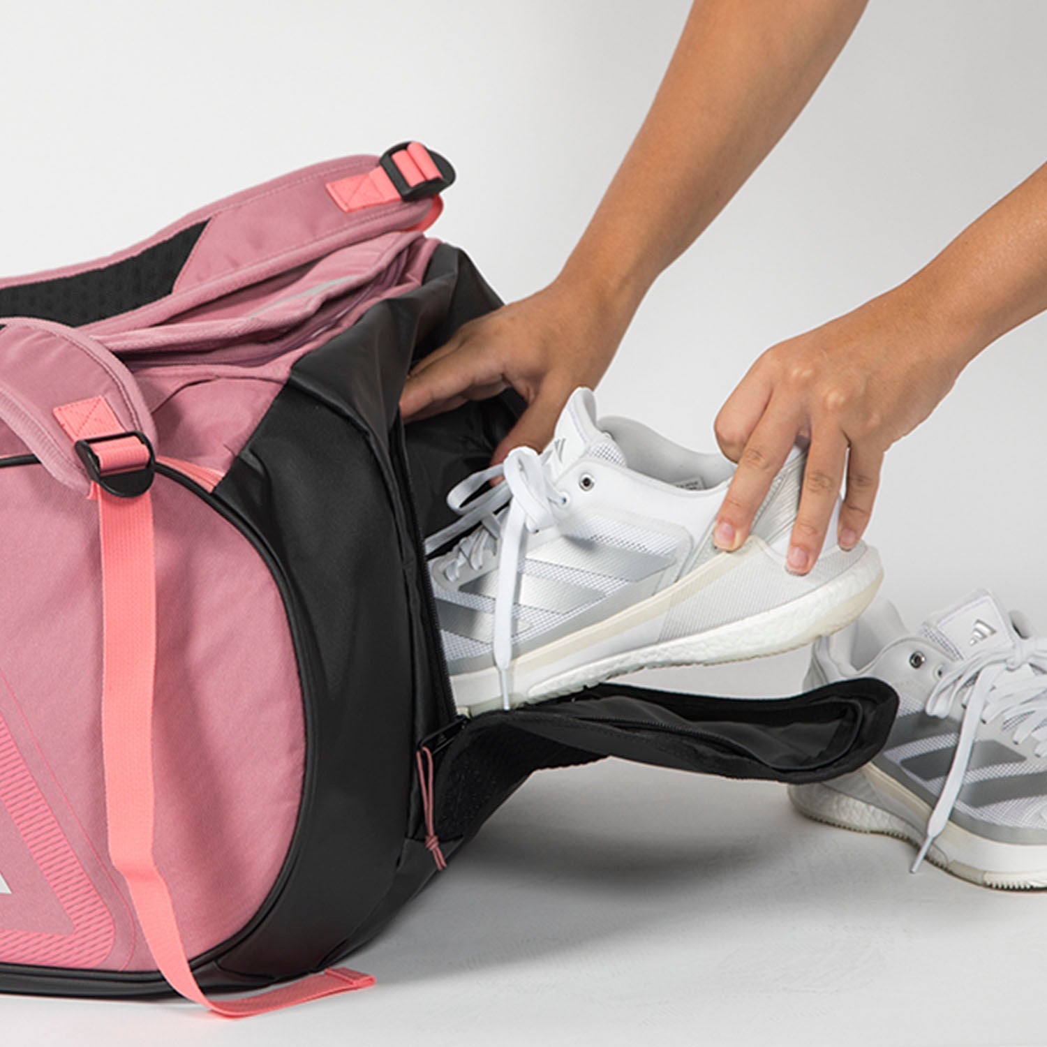 Adidas Pro Tour 2026 Padel Racket Bag - Black/Pink Luggage Adidas