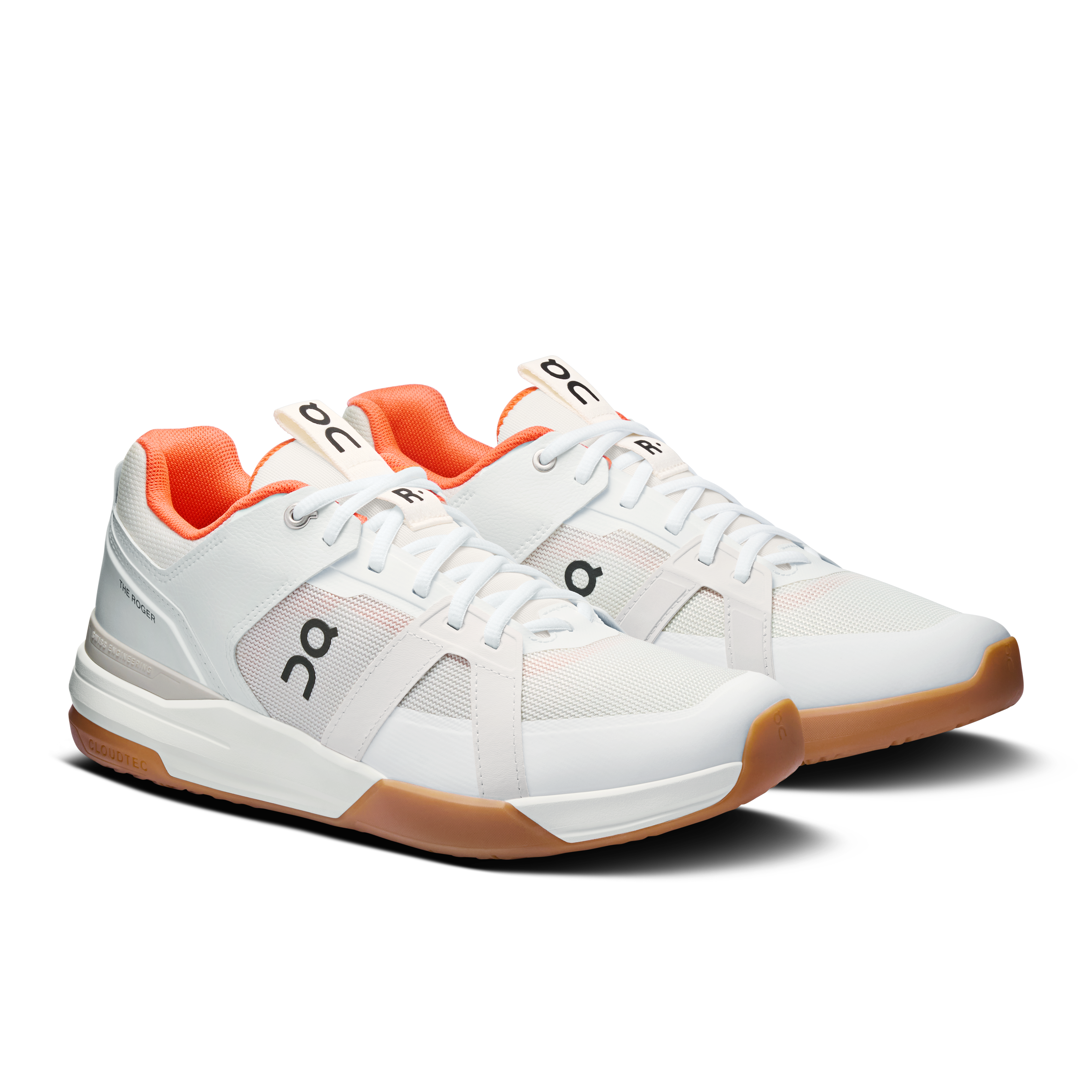 On Running The Roger Clubhouse Pro Tennis Shoe Men - White/Orange
