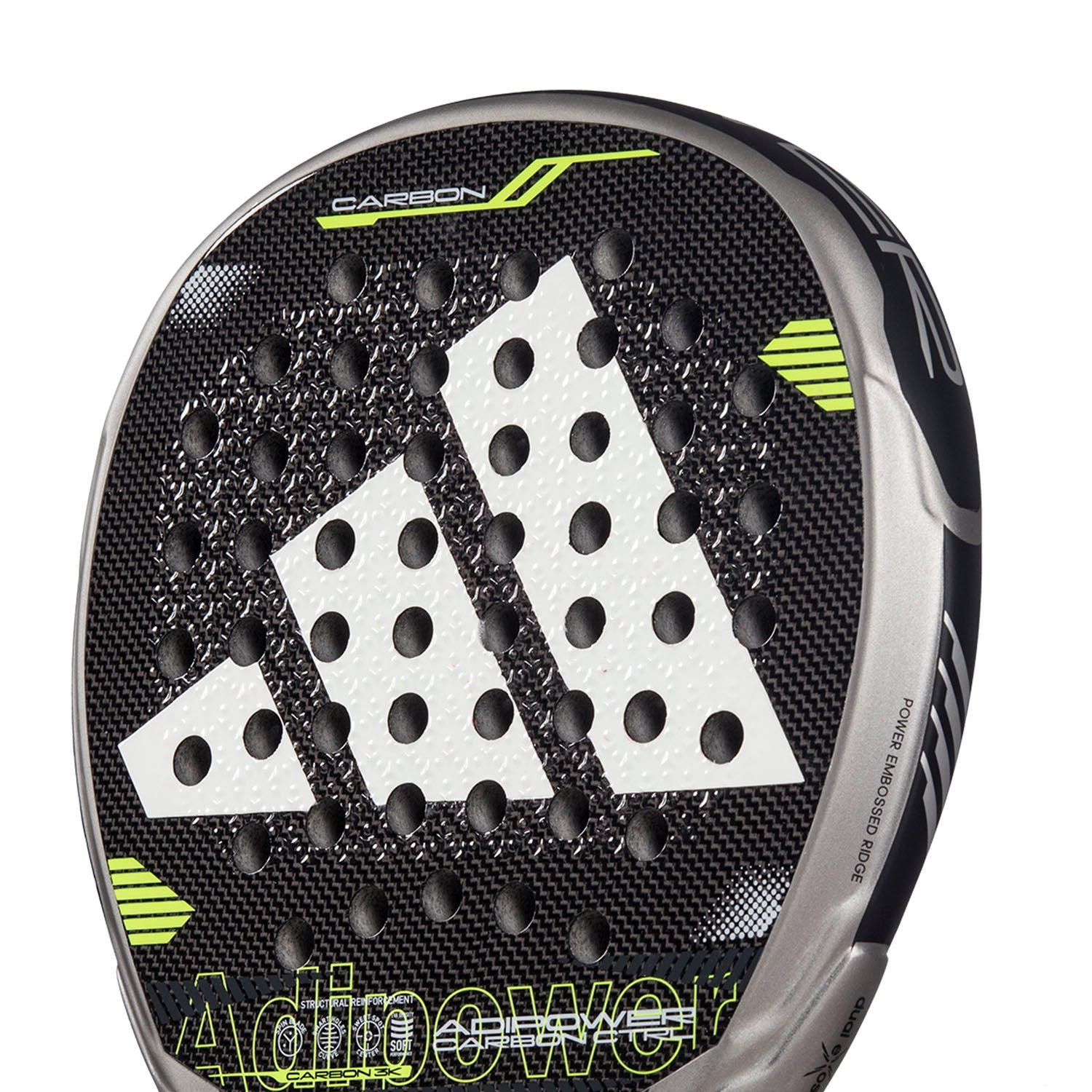 Adidas Adipower Carbon Ctrl 3.4 Padel Racket 2025 - Black/Yellow