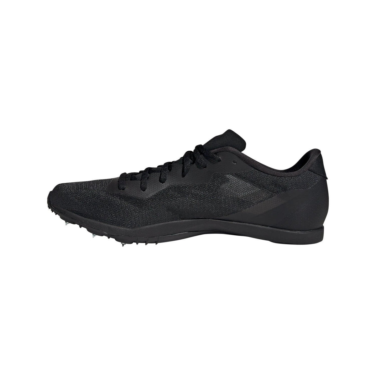 Adidas Adizero Distancestar Running Shoe, Black, back view