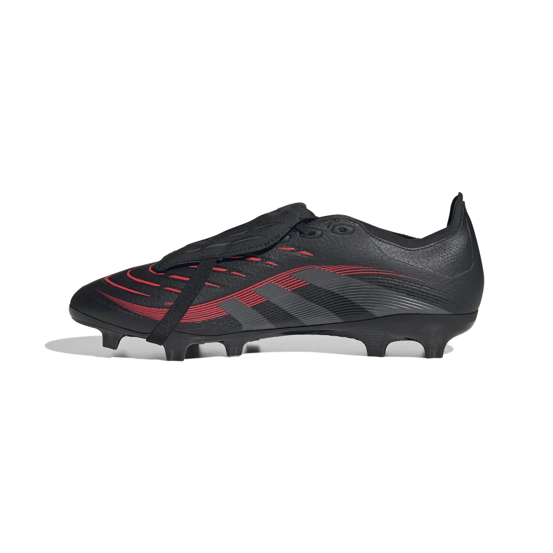 Adidas Predator League FT FG/MG Football Boots - Core Black/Red Football Boots adidas