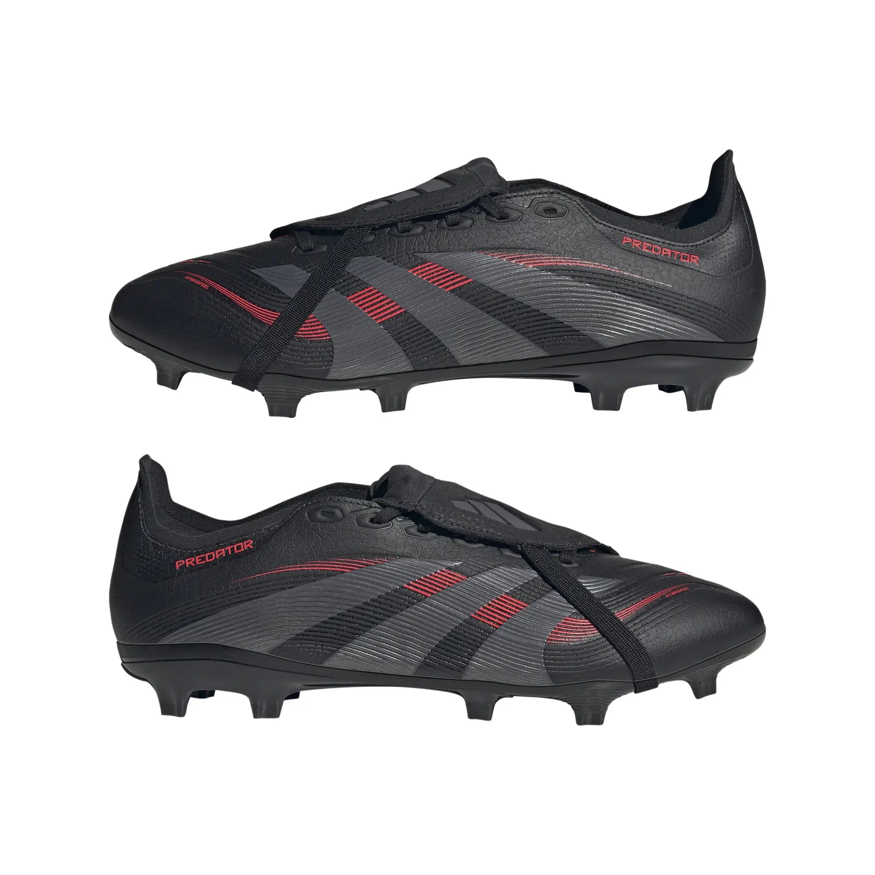 Adidas Predator League FT FG/MG Football Boots - Core Black/Red shoes adidas
