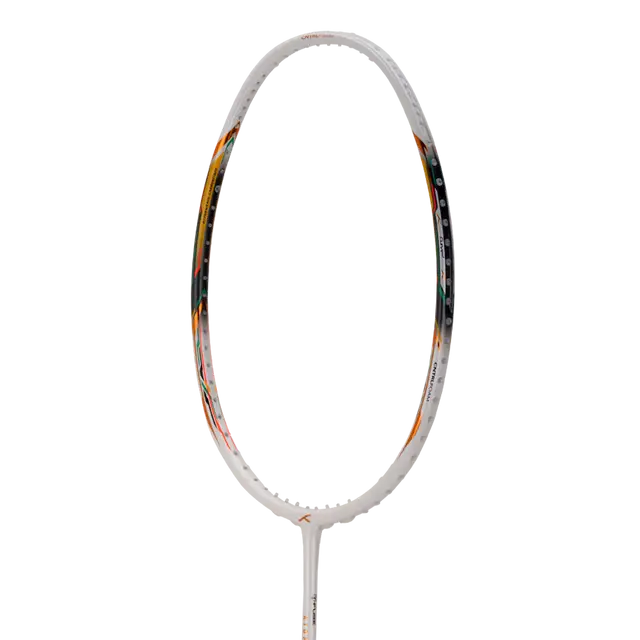 Hundred Atomic X 100 Pro 3U Badminton Racket - White/Dark Grey Badminton Rackets Hundred