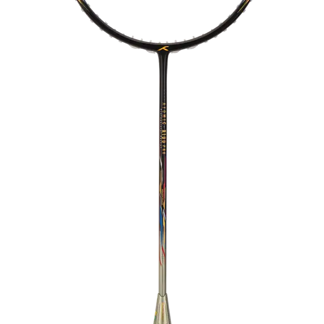 Hundred Atomic X 100 Pro 3U Badminton Racket - Black/Gold Badminton Rackets Hundred