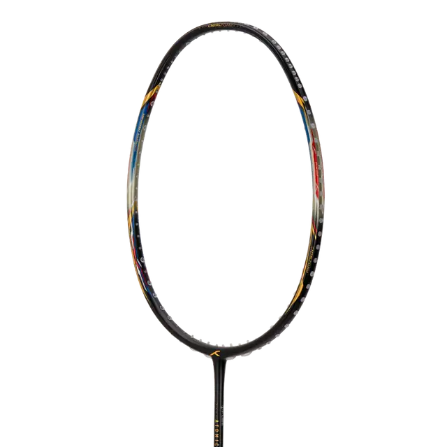 Hundred Atomic X 100 Pro 3U Badminton Racket - Black/Gold Badminton Rackets Hundred