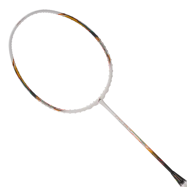 Hundred Atomic X 100 Pro 3U Badminton Racket - White/Dark Grey White Dark Grey 3U6 Badminton Rackets Hundred