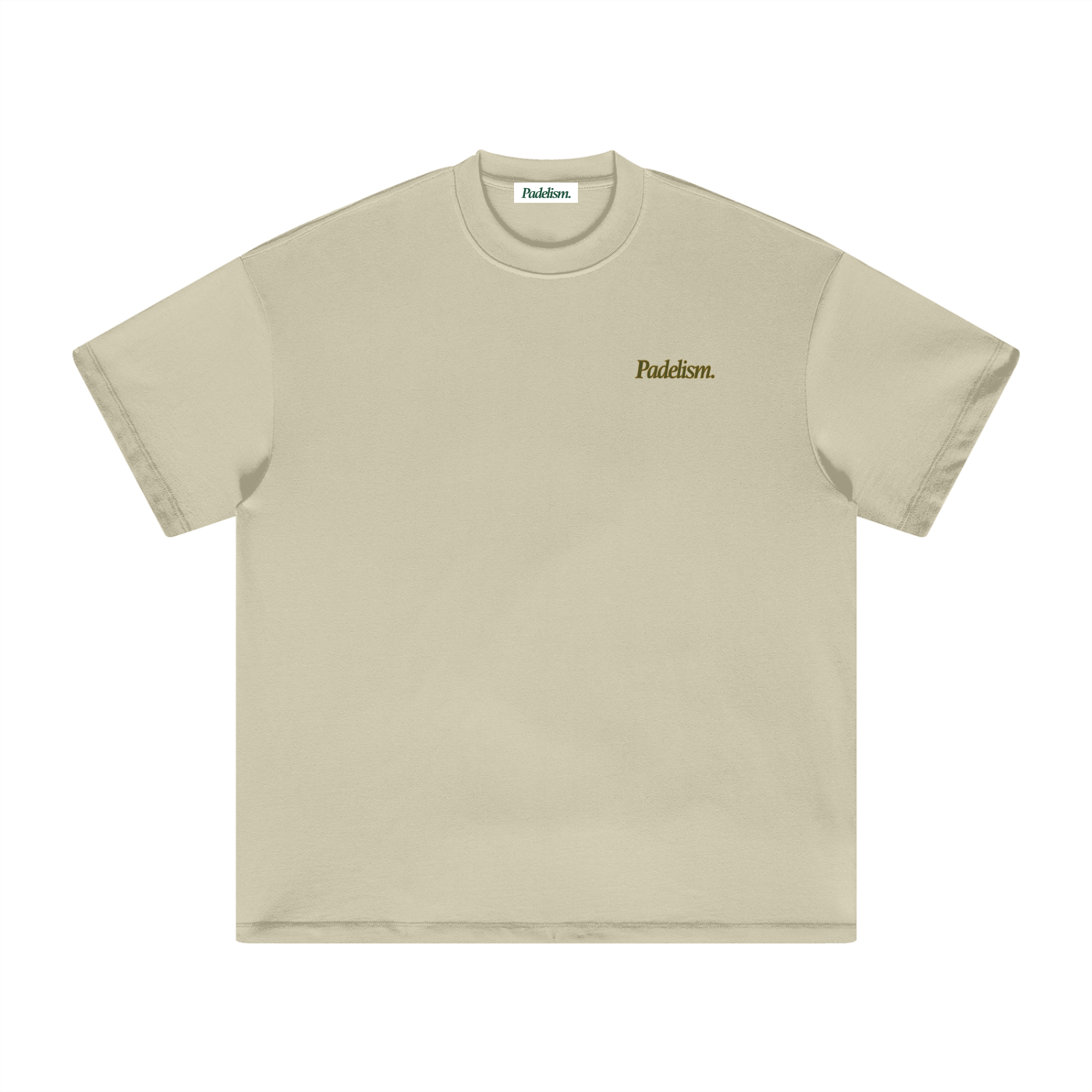 Swing Sign - Heavyweight T-Shirt Sand Color Padelism