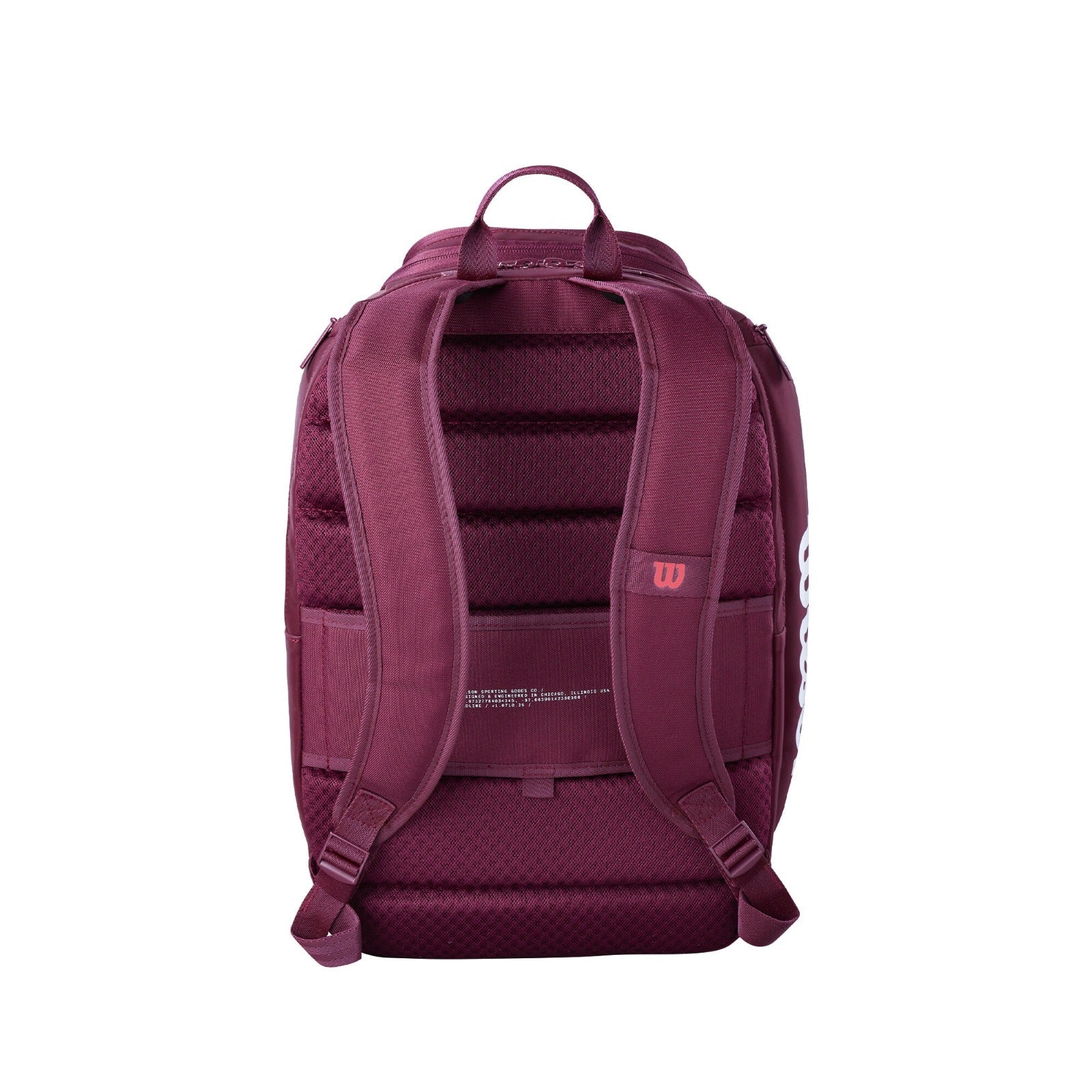Wilson Defyer V1 2026 Tennis Backpack Bag - Maroon WRB0000901 Luggage Wilson