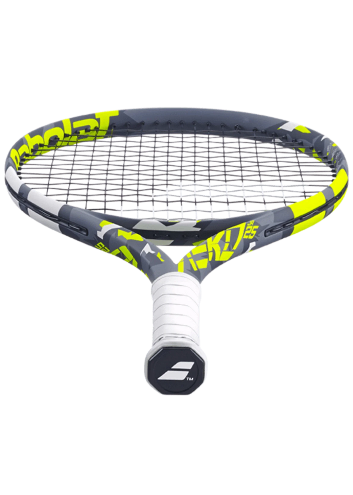 Babolat Pure Aero Junior 25in Tennis Racket (140467) - Grey/Yellow/White Tennis Rackets Babolat