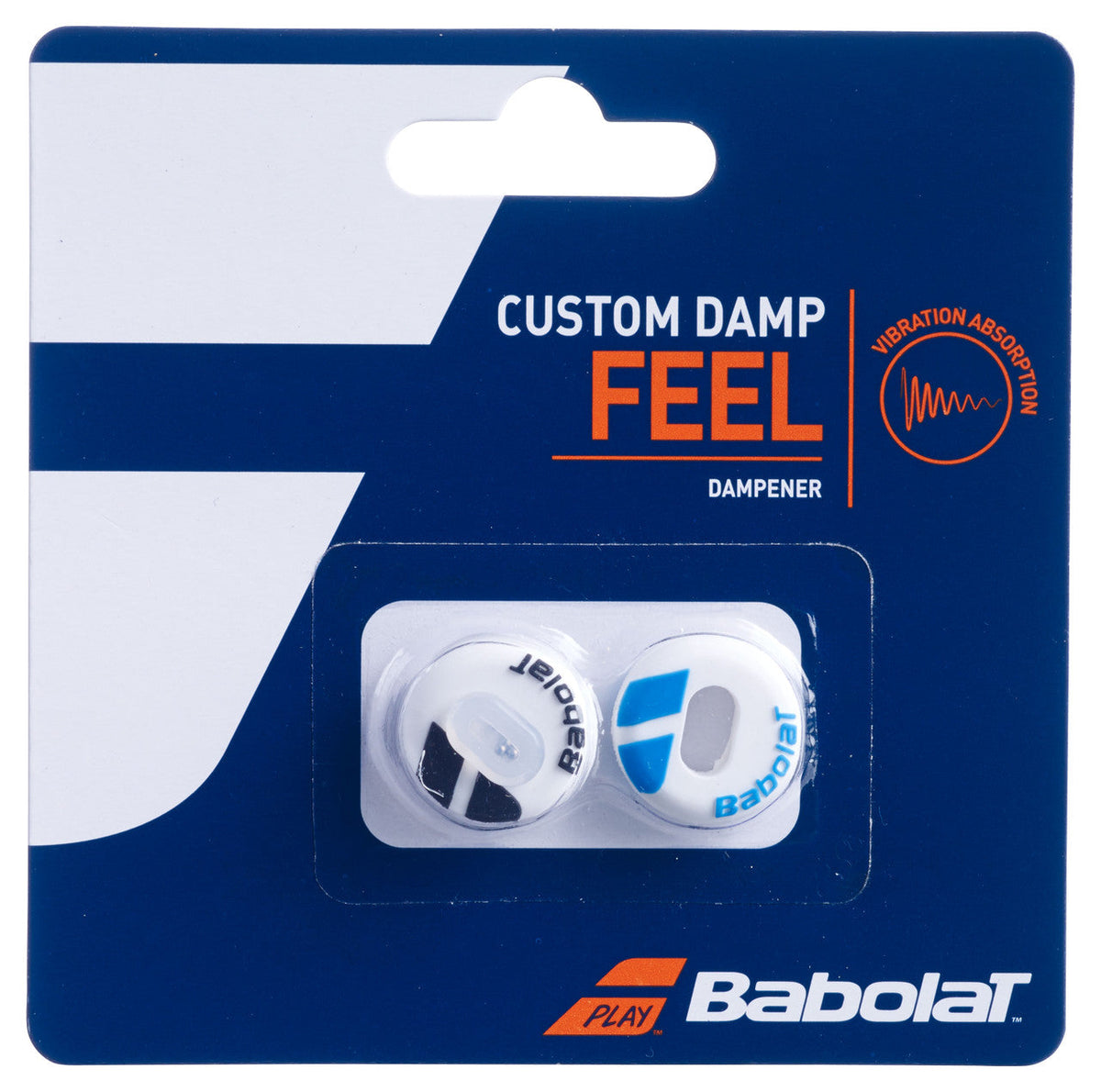 Babolat Custom Damp X2, White/Blue