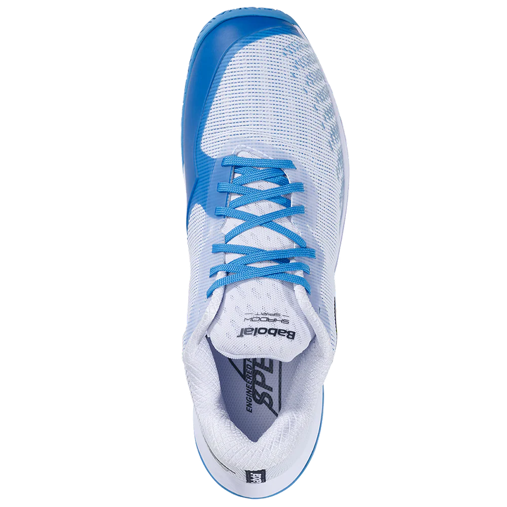 Babolat Shadow Spirit 2 Badminton Shoe Men - White/Blue