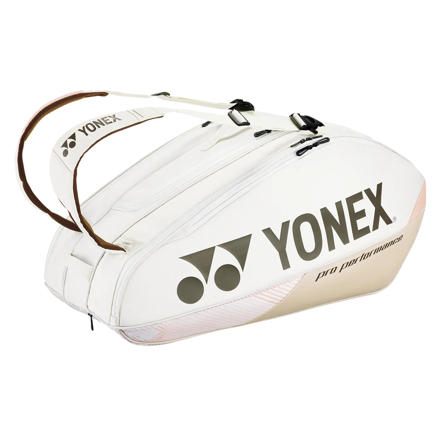 Yonex BA92429EX Pro 9 Racket Bag - Sand Beige Sand Beige 9 Rackets Luggage Yonex