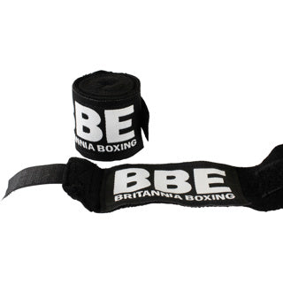Fitness Mad BBE CLUB Handwraps 3.5m, Black, side view
