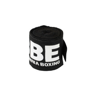 Fitness Mad BBE CLUB Handwraps 3.5m, Black, back view