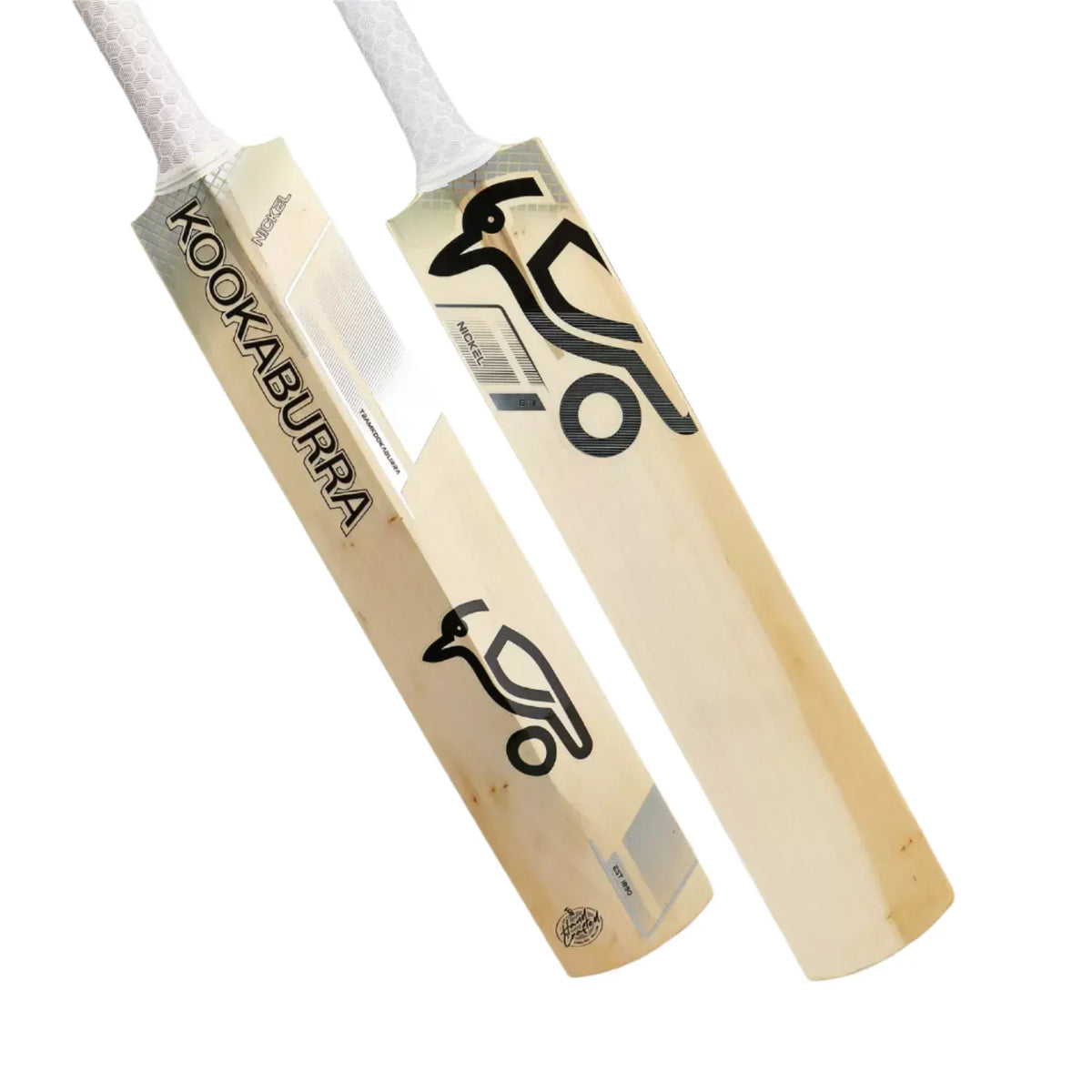 Kookaburra Nickel 6.3 Cricket Bat, White, front view
