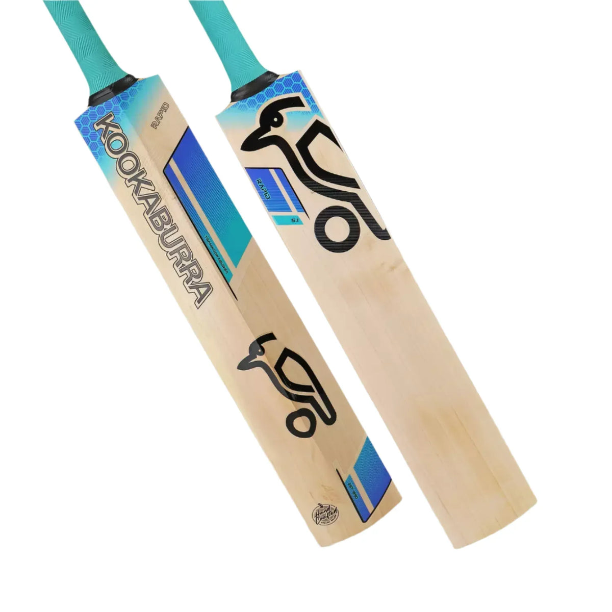 Kookaburra Rapid 5.1 Cricket Bat, Blue, front view