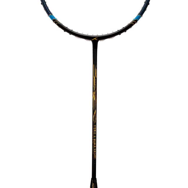 Hundred Atomic X Black Knight 4U Badminton Racket - Black/Navy Badminton Rackets Hundred