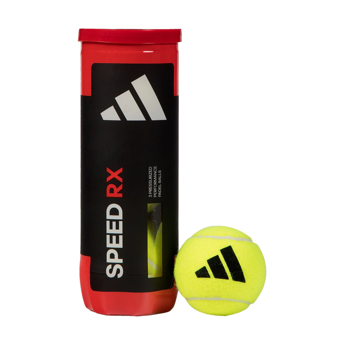 Adidas Speed RX Padel Ball, Yellow, front view