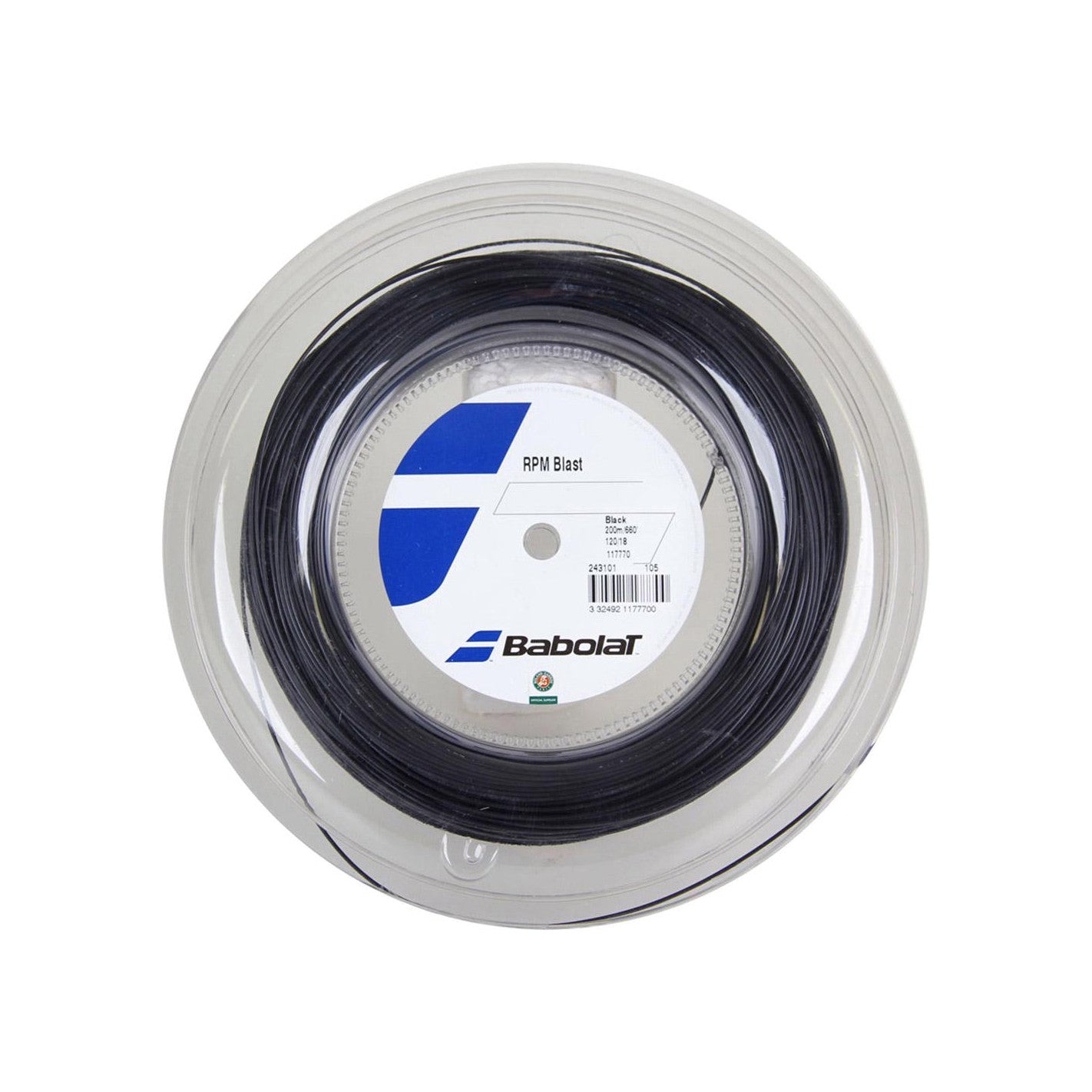 Babolat RPM Blast 1.20mm/200M Tennis String - Black 200m Reel BLACK String (Reel) Babolat