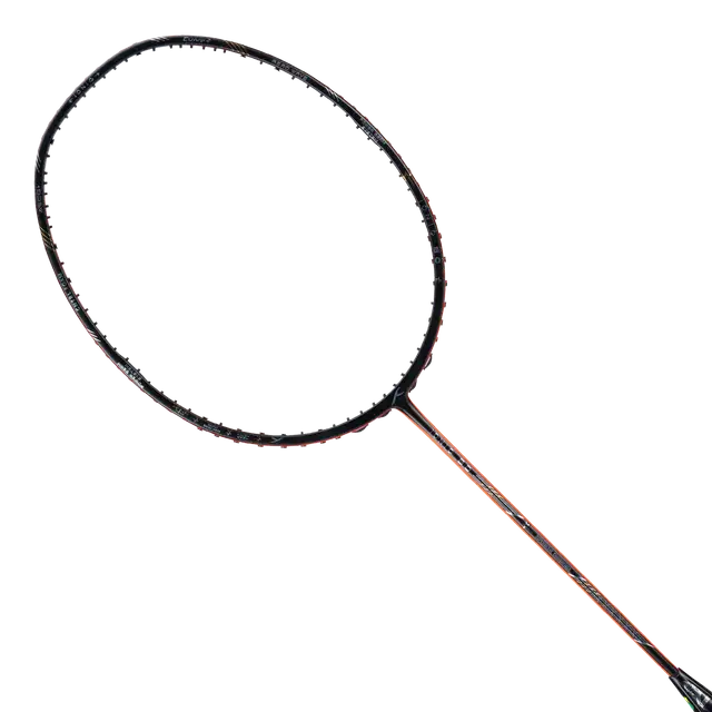Hundred Ioniq 80 Limited Edition 4U Badminton Racket - Black/Orange Red