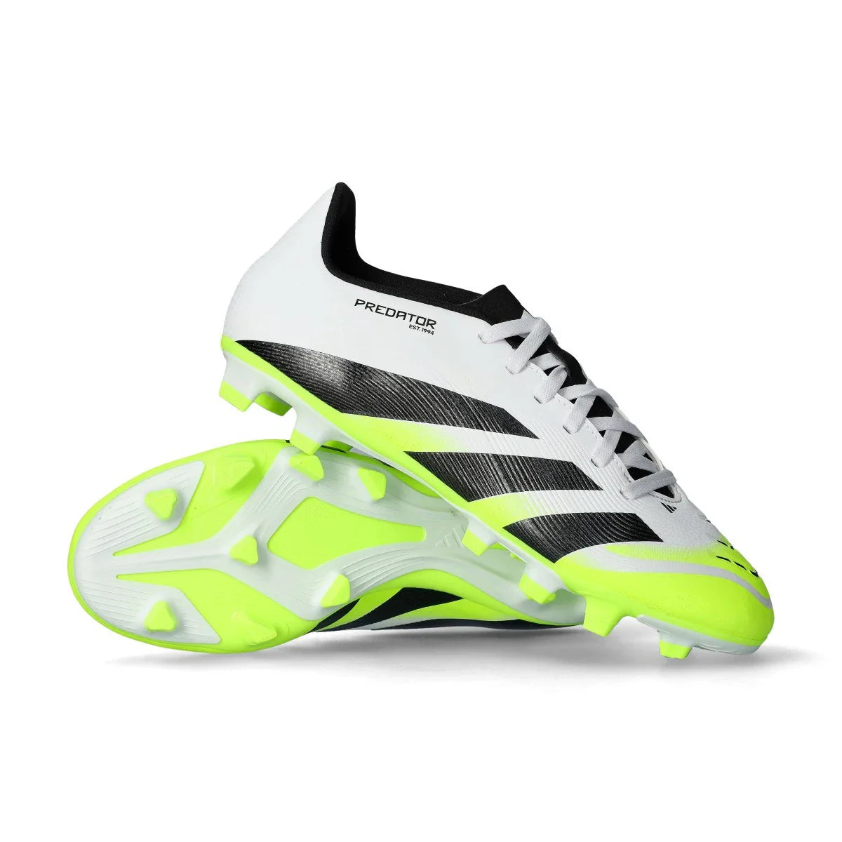 Adidas Predator Club FG/MG Football Boots - White/Lemon shoes Adidas