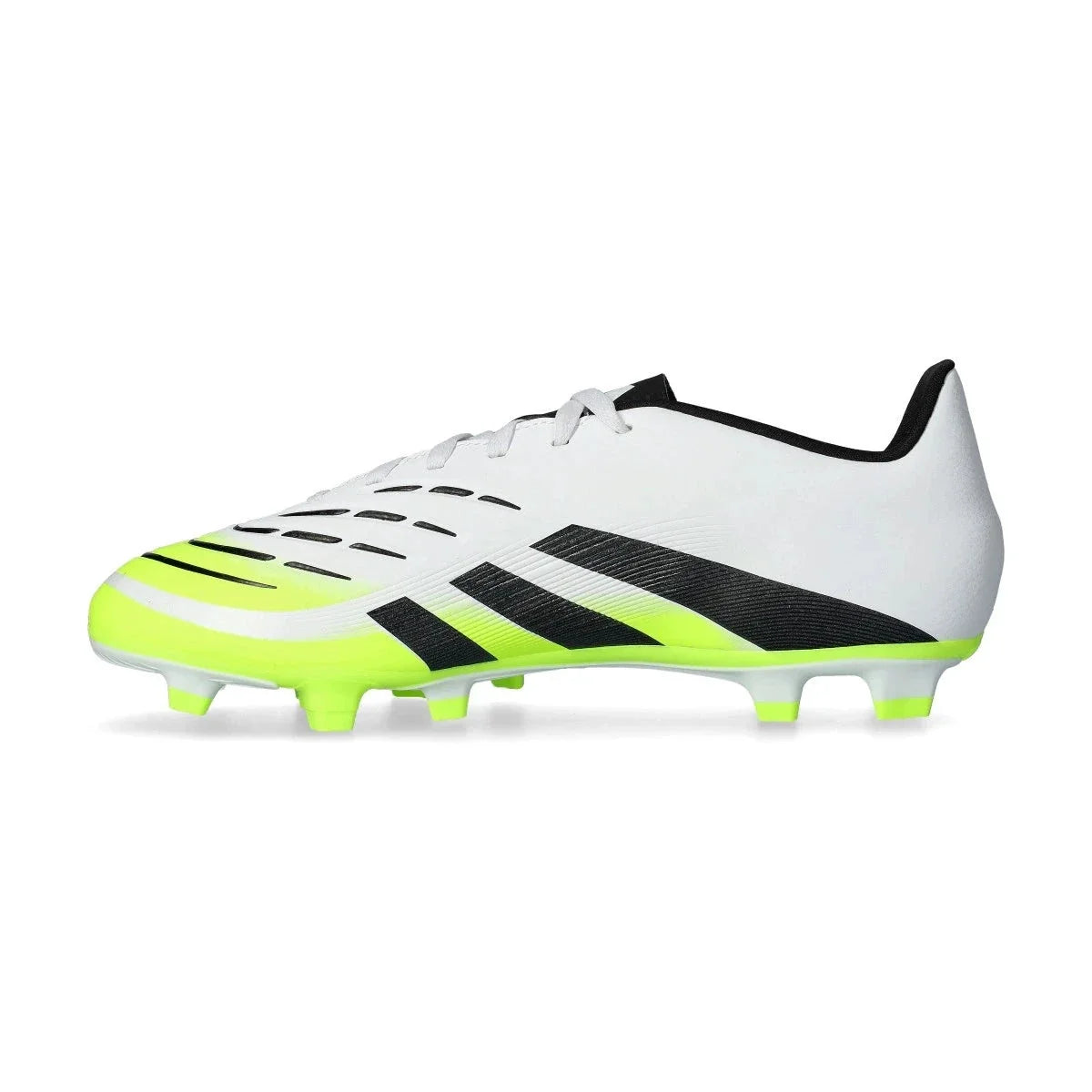 Adidas Predator Club FG/MG Football Boots, White/Lemon, back view