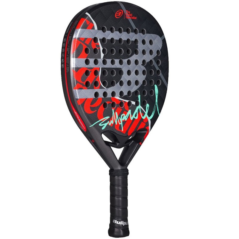 BullPadel Ionic Control 26 Padel Racket - Black/Red Padel BullPadel