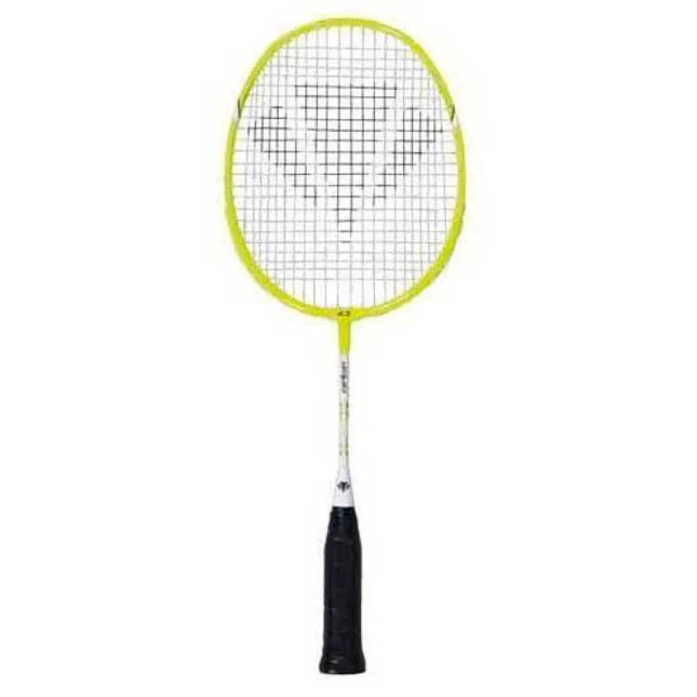 Carlton Mini-Blade ISO 4.3 Junior Badminton Racket – White/Yellow White Yellow 21" Badminton Rackets Carlton