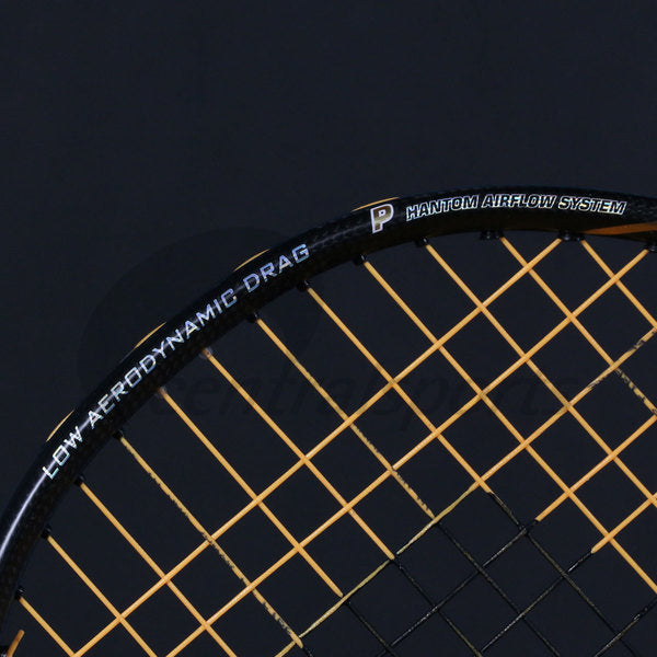 Ashaway Phantom Helix Badminton Racket - Black/Gold
