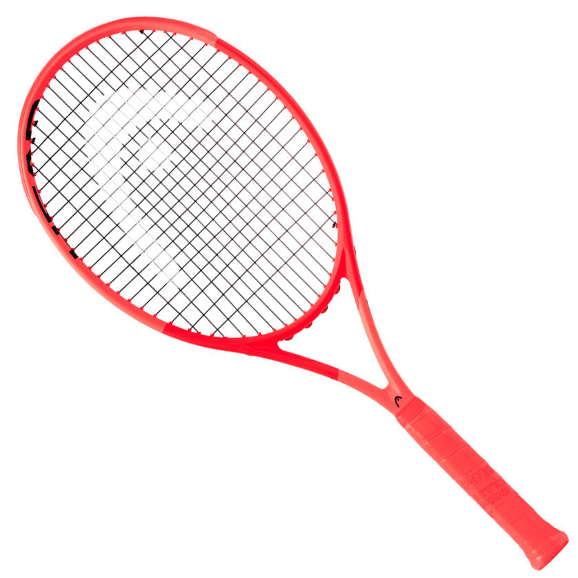 Head Radical Elite 2025 Tennis Racket Strung, Fluo Orange, back view