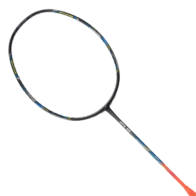 Hundred Battle 600 4U Badminton Racket - Dark Grey/Orange/Silver Badminton Rackets Hundred