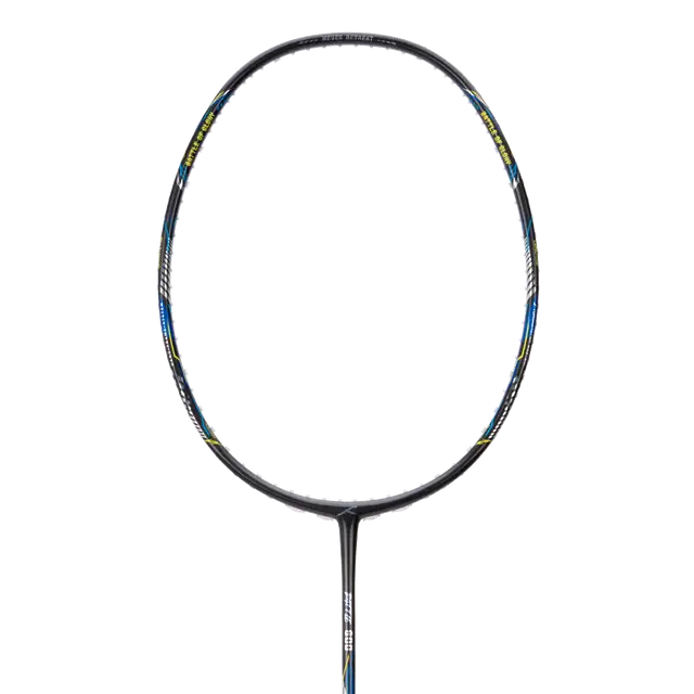 Hundred Battle 600 4U Badminton Racket - Dark Grey/Orange/Silver Badminton Rackets Hundred
