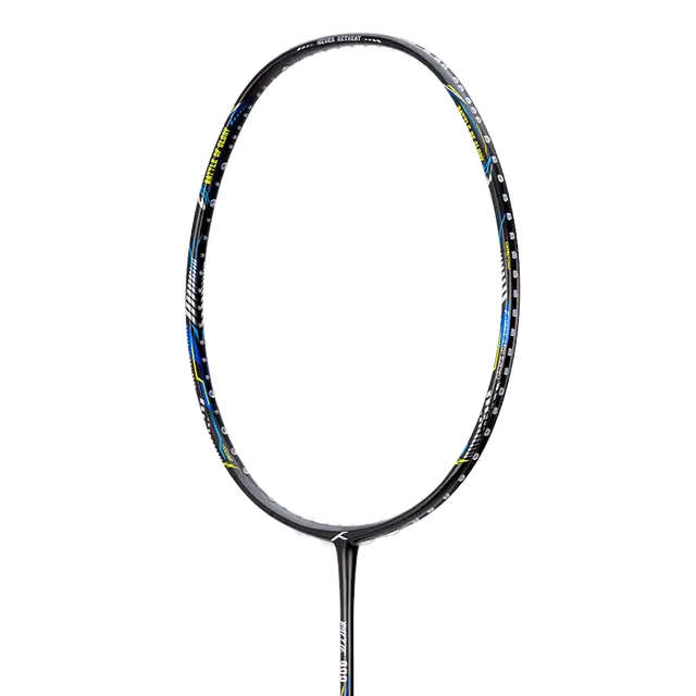 Hundred Battle 600 4U Badminton Racket - Dark Grey/Orange/Silver