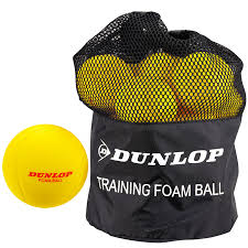 Dunlop Training Foam Ball 12 Pack 603759 Tennis Balls Dunlop