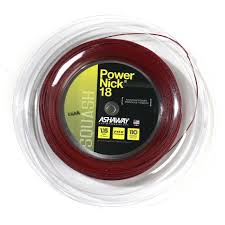 Ashaway PowerNick 18 Squash String, Red