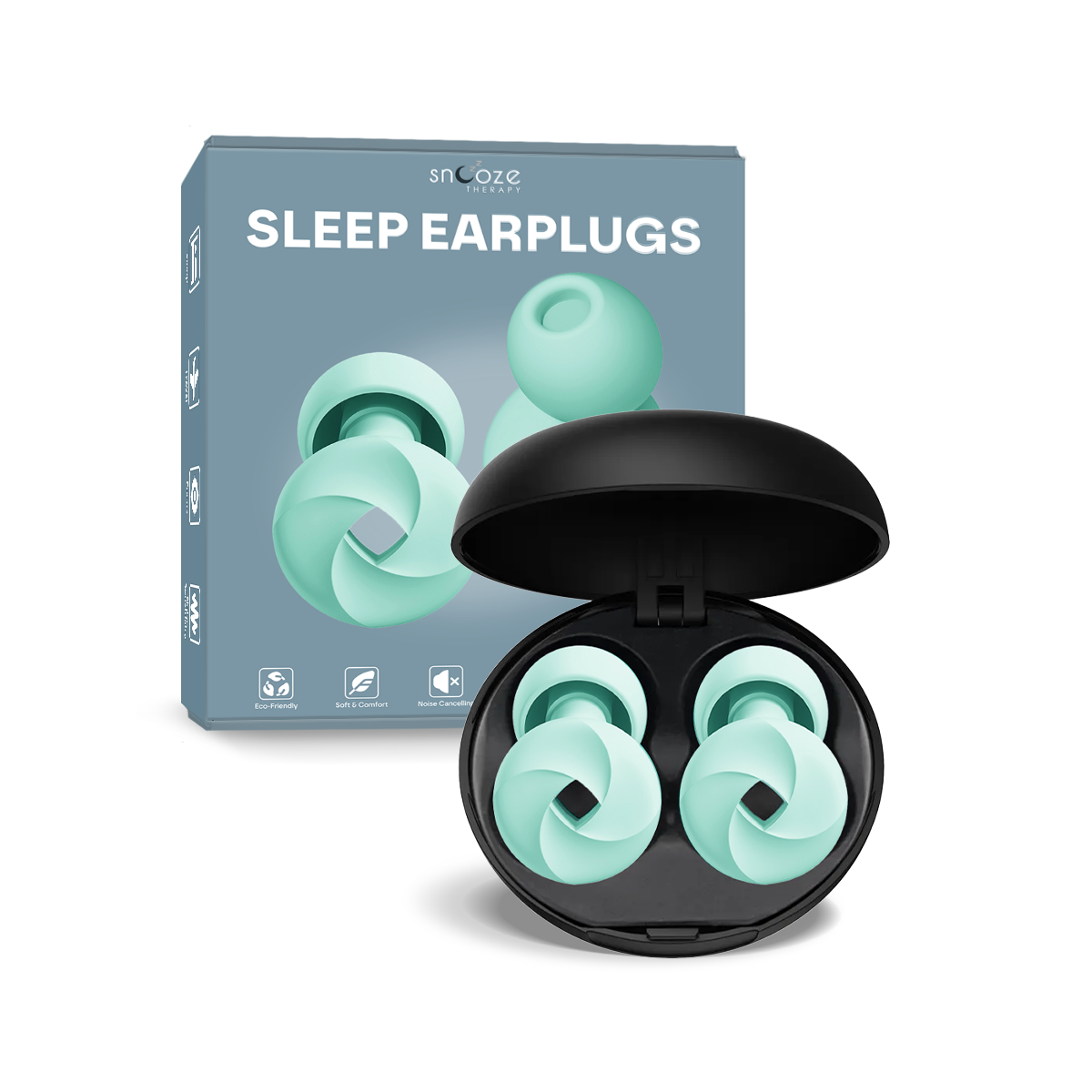 Sleep Ear Plugs Turqouise Snooze Therapy