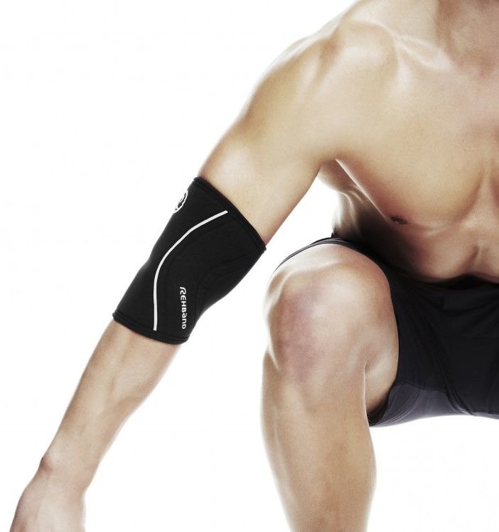 Rehband RX Elbow Sleeve 5mm R-102306-01 BLACK Clearance Rehband