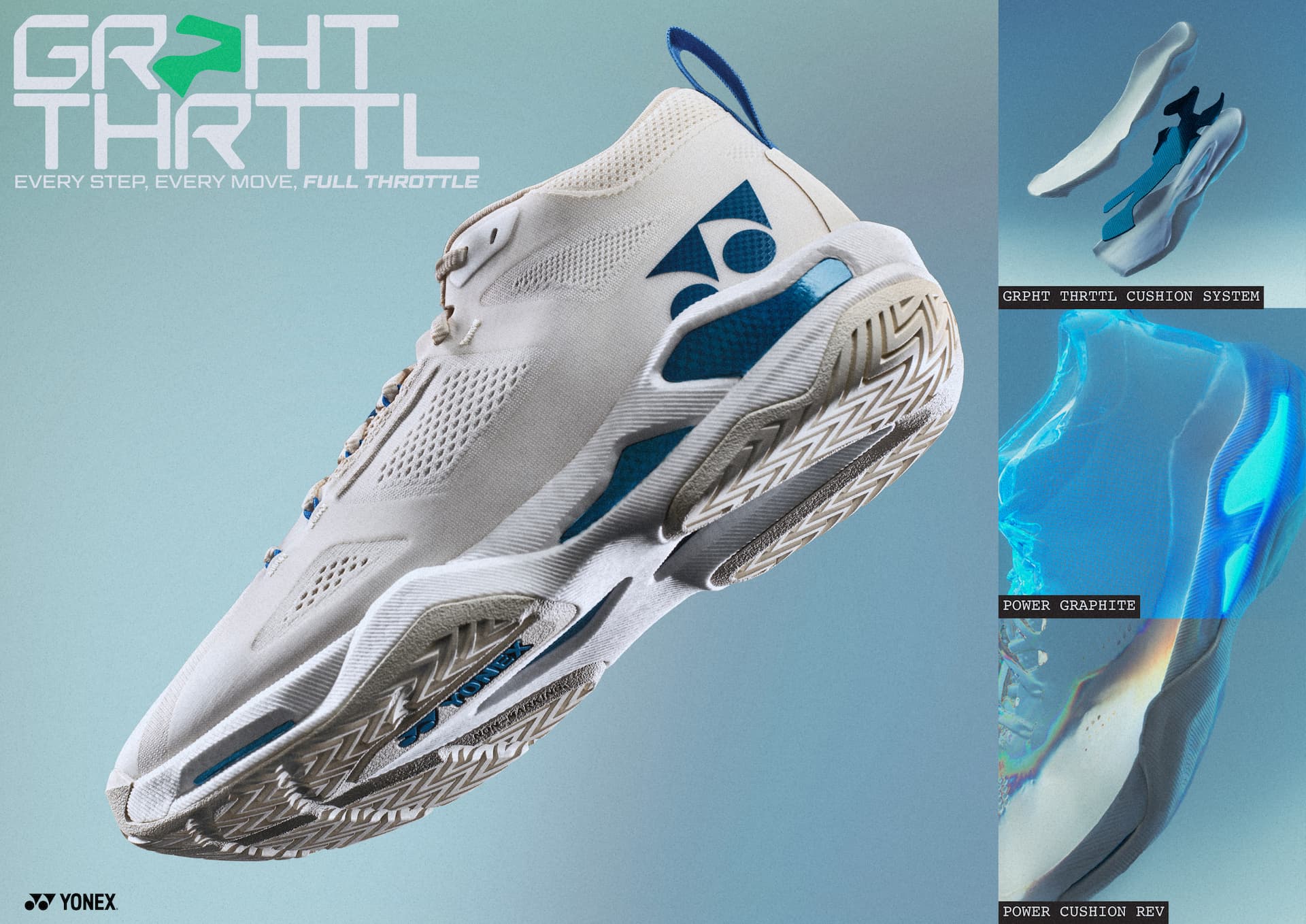 Yonex Grpht Thrttl Concept Shoes Men Yonex